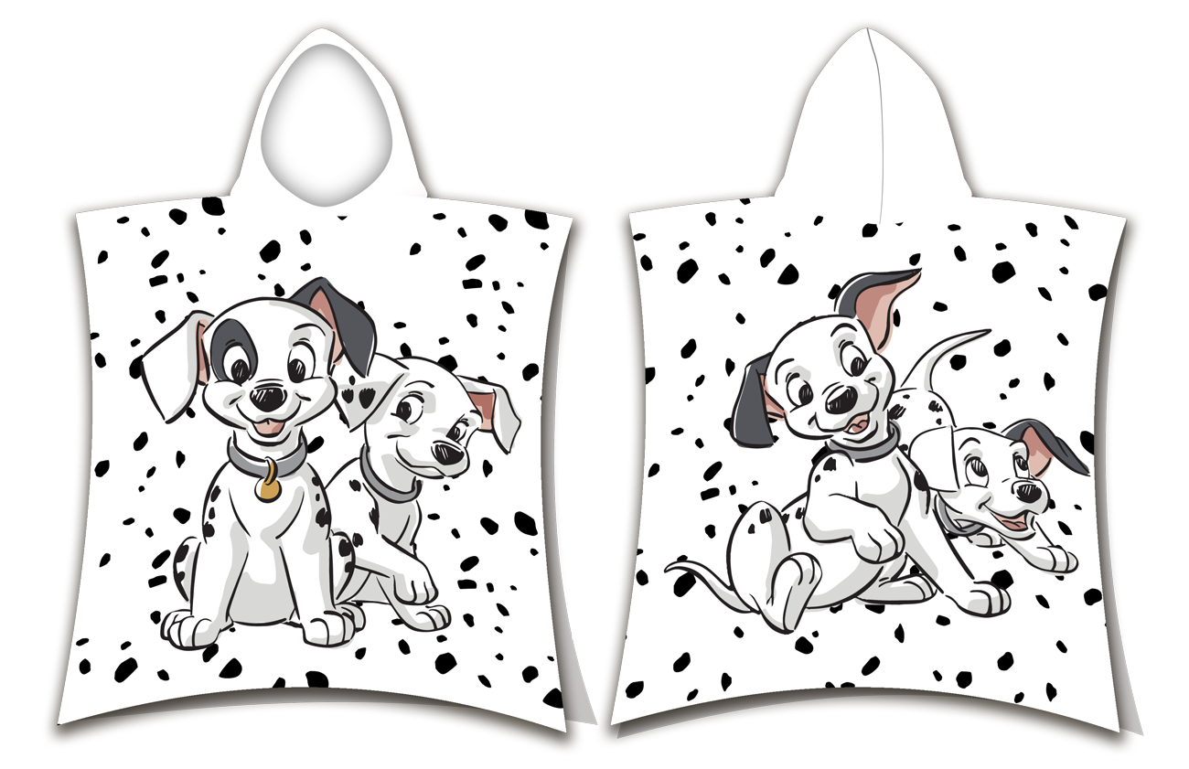 101 Dalmatiërs poncho - katoen - 50 x 115 cm