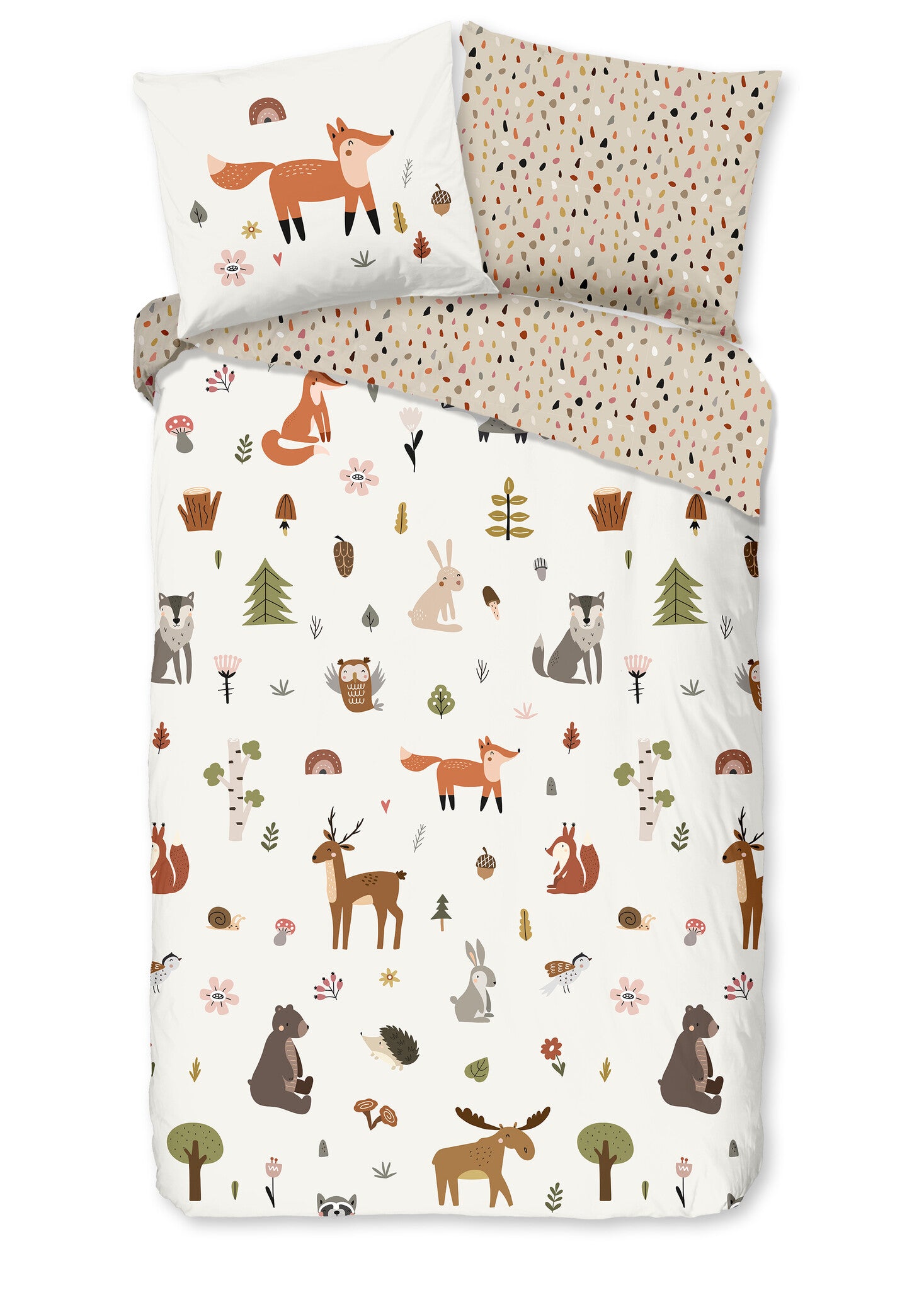 Kinderdekbedovertrek United - Katoen - 1-persoons (140x220 + 60x70 cm)