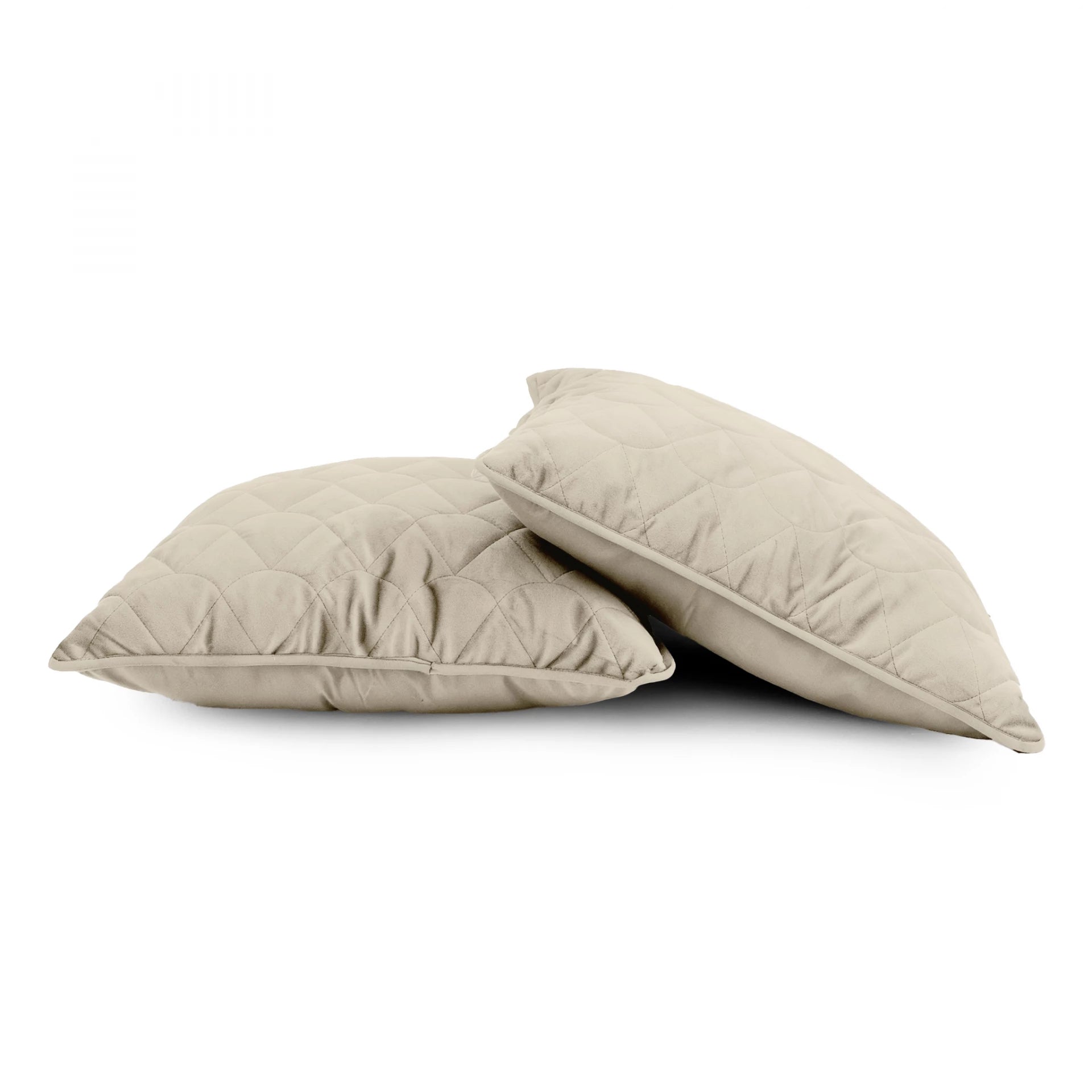 Sleeptime Lazy Velvet dekbed zonder overtrek inclusief kussensloop - Taupe/Grijs