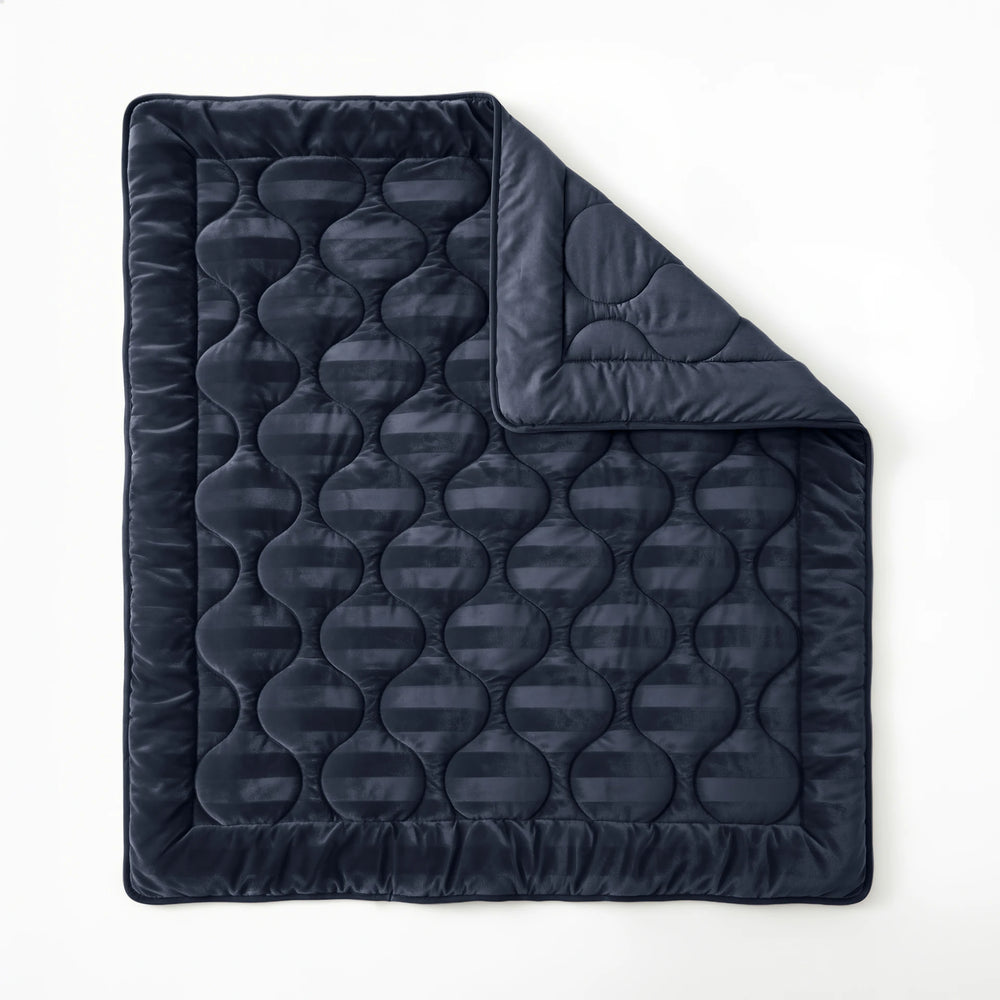 Sleeptime Lazy dekbed zonder overtrek Hotel Velvet excl. kussensloop - Navy