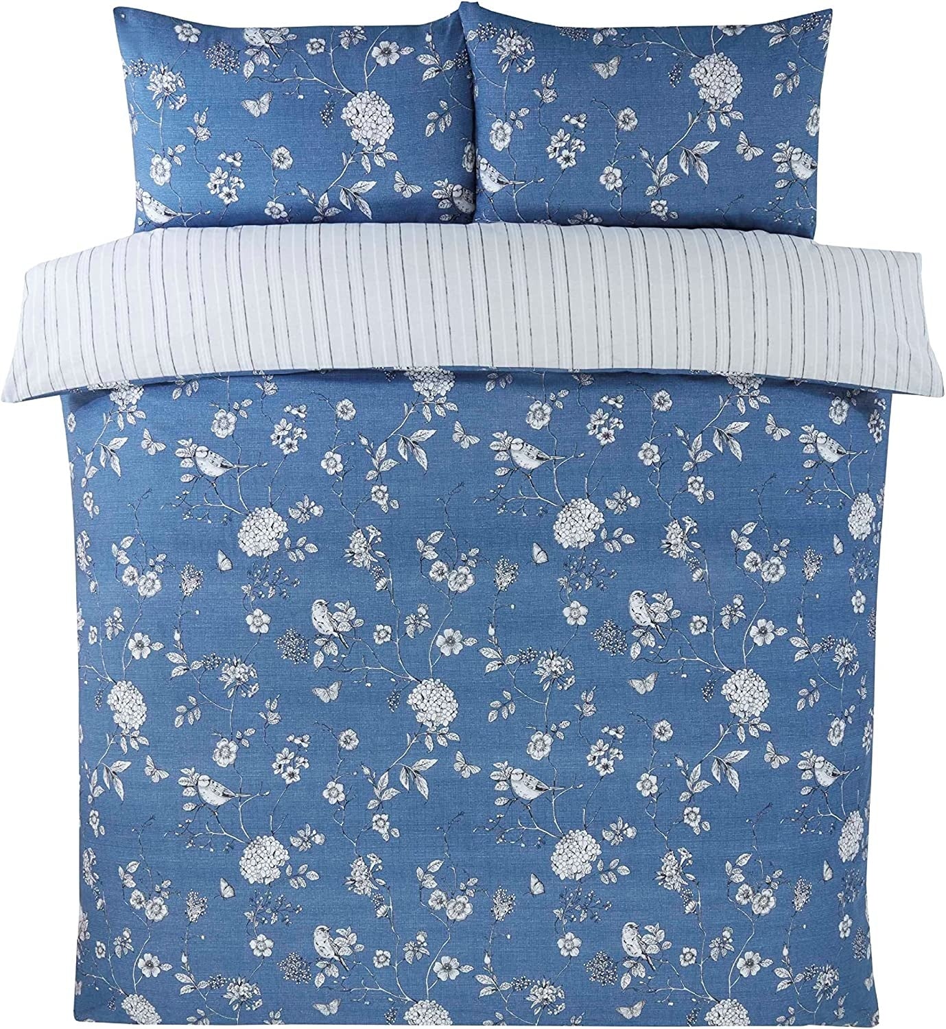 Polykatoen dekbedovertrek Toile blauw