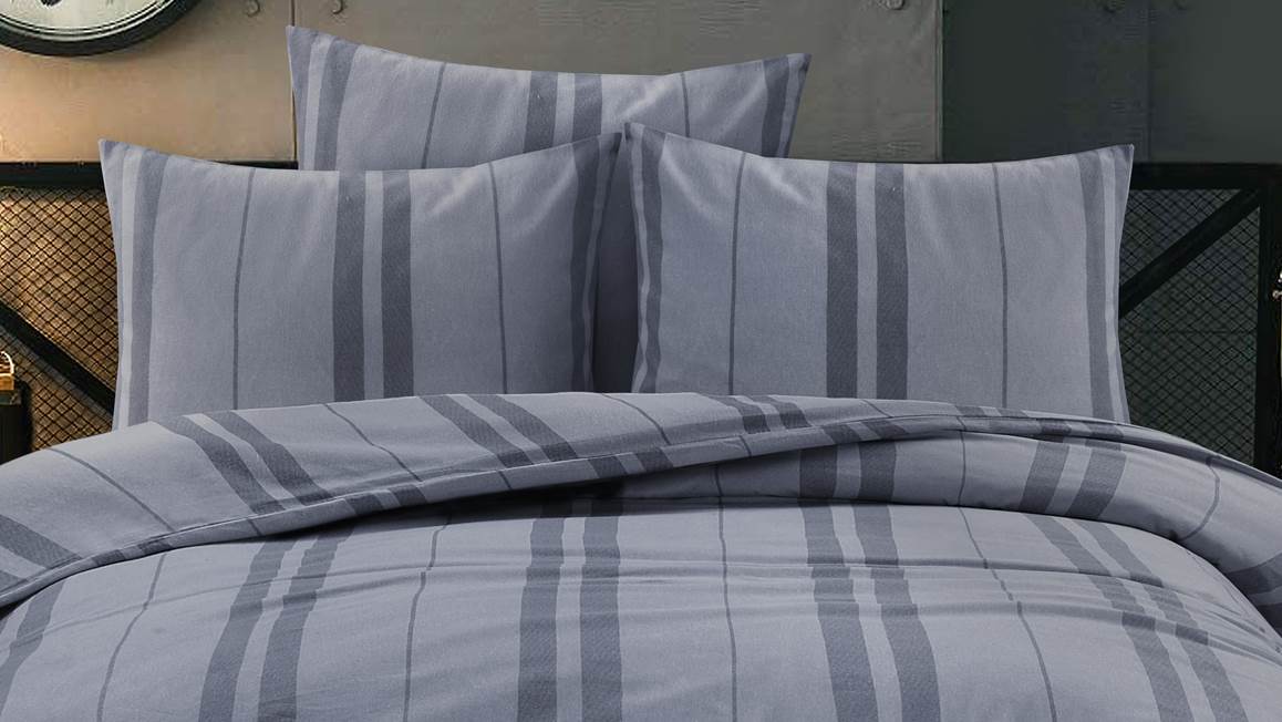 Day Dream dekbedovertrek Elmau blauw - Flanel