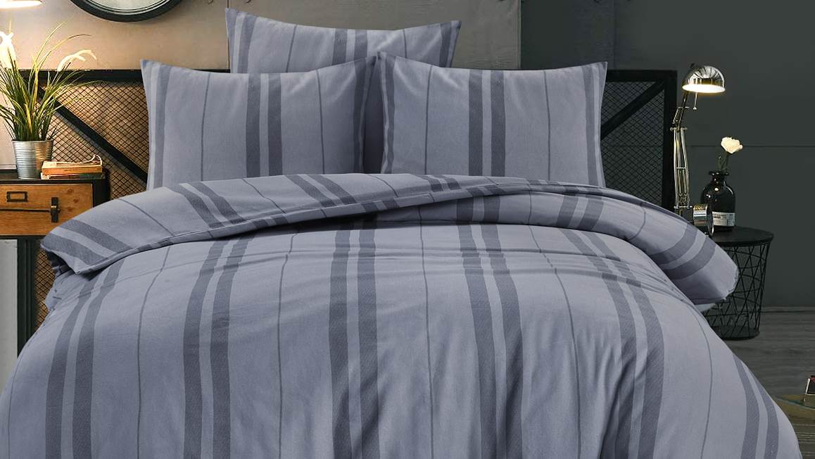Day Dream dekbedovertrek Elmau blauw - Flanel