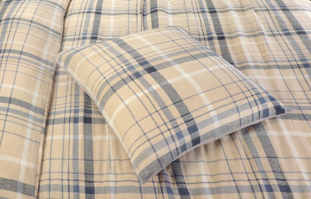 Day Dream dekbedovertrek Sölden beige - Flanel