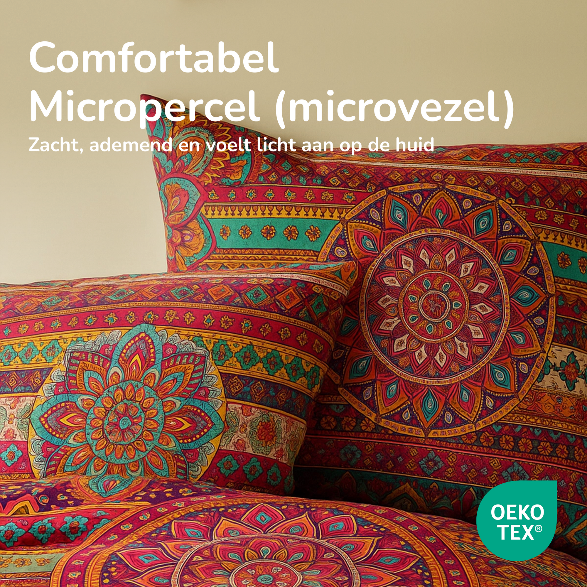 Decoware dekbed zonder overtrek inclusief kussensloop - Bohemian Harmony - microvezel