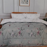 Decoware dekbed zonder overtrek inclusief kussensloop Hummingbird groen - microvezel - 300gsm