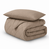 Decoware dekbed zonder overtrek incl. kussensloop - taupe