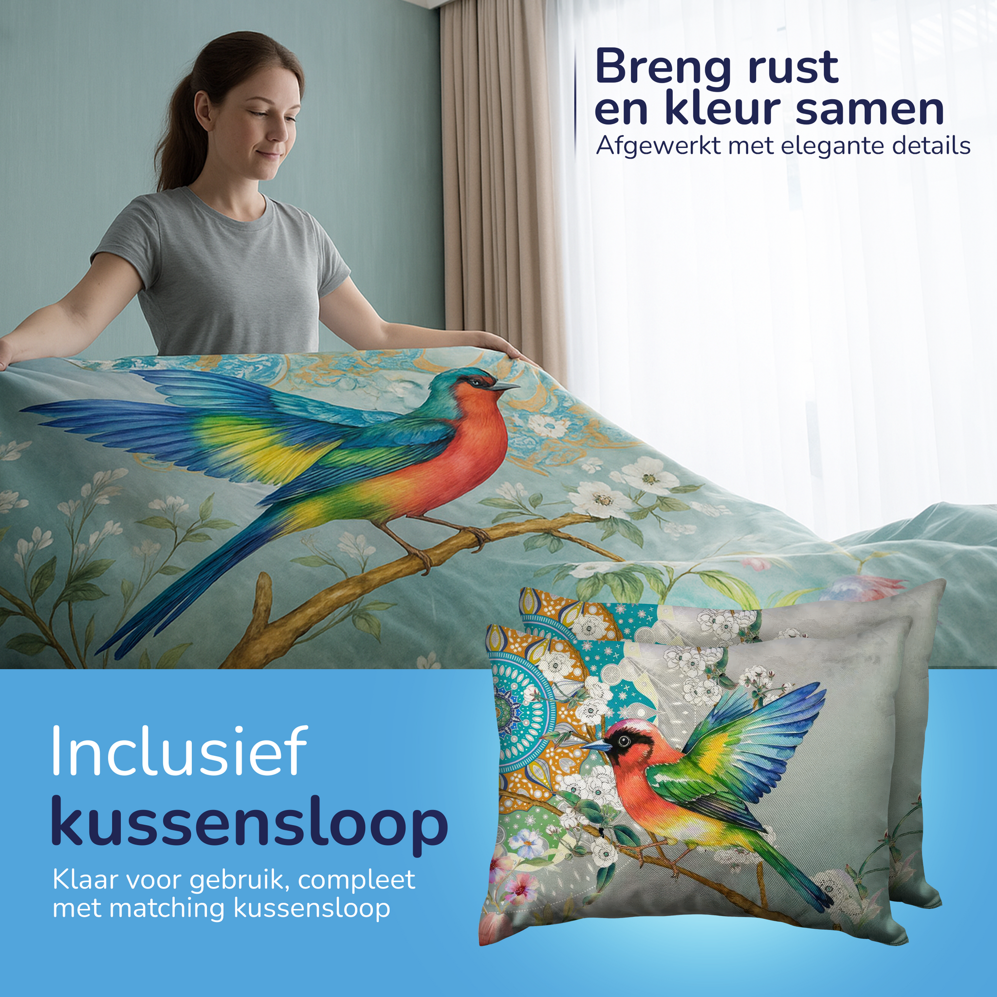 Decoware dekbedovertrek Whispering Breeze - microvezel