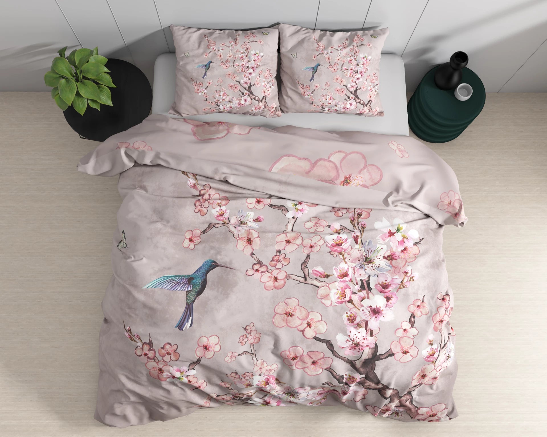 Dreamhouse dekbedovertrek Blossy - Roze - Katoen