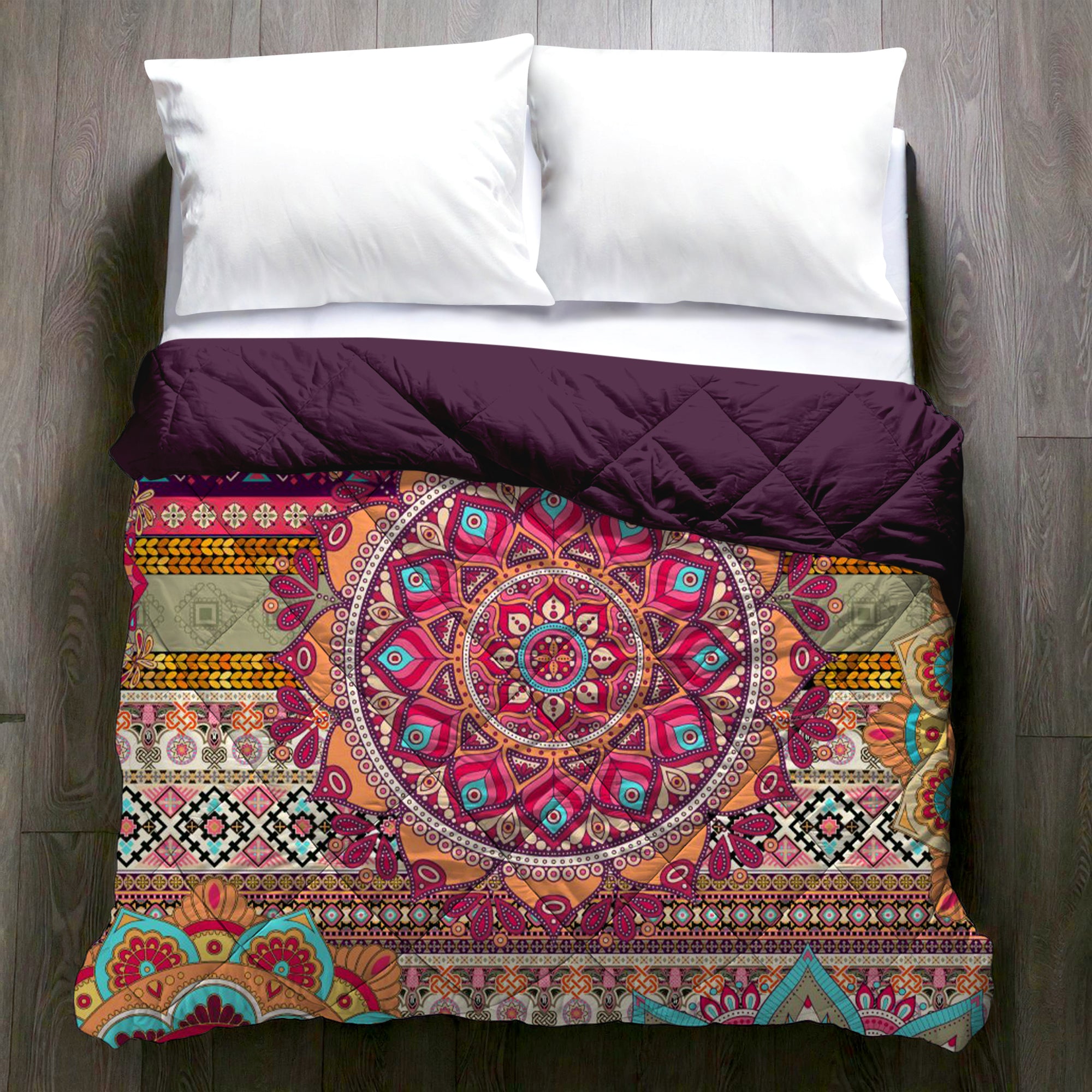 Decoware dekbed zonder overtrek inclusief kussensloop - Bohemian Harmony - microvezel