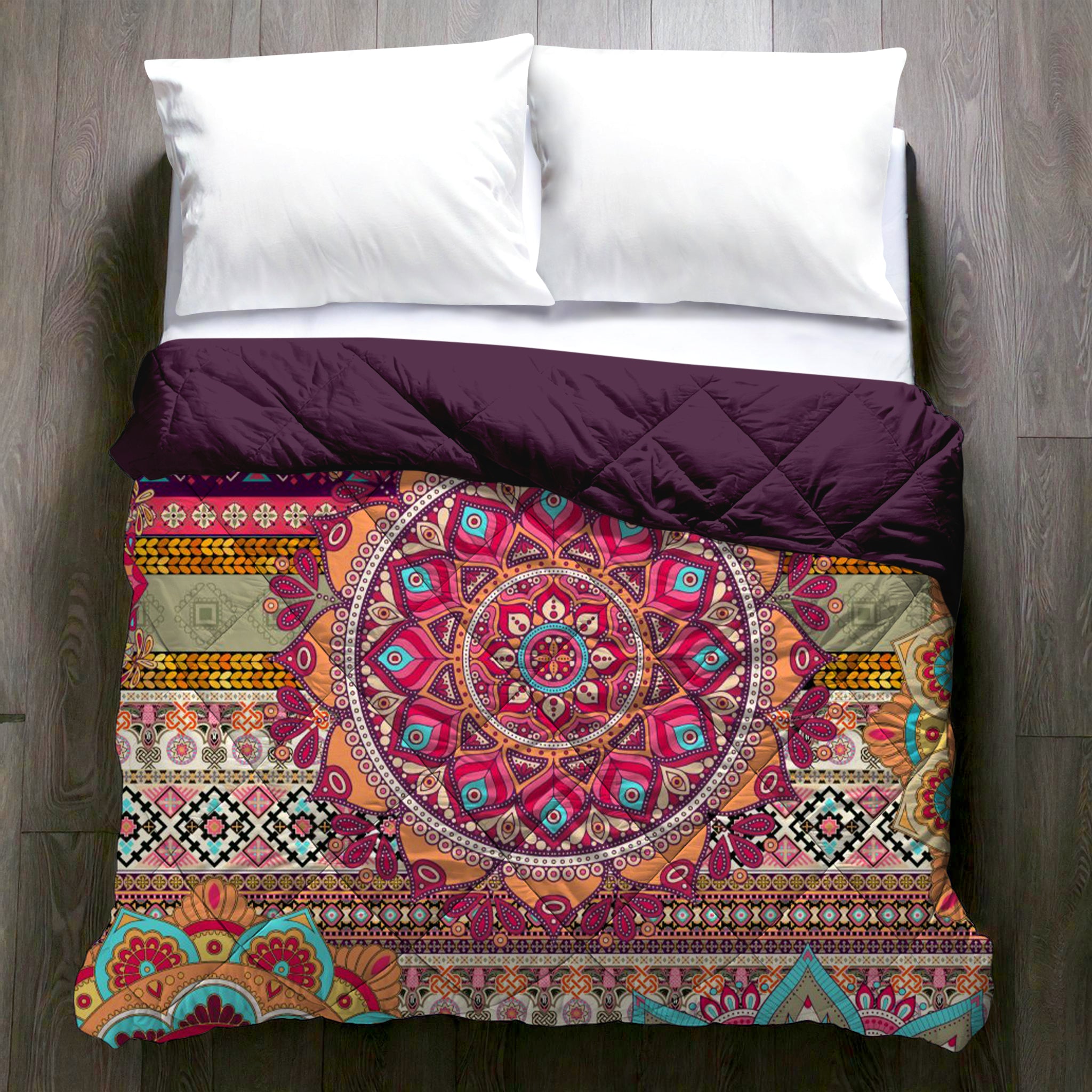 Decoware dekbed zonder overtrek inclusief kussensloop - Bohemian Harmony - microvezel