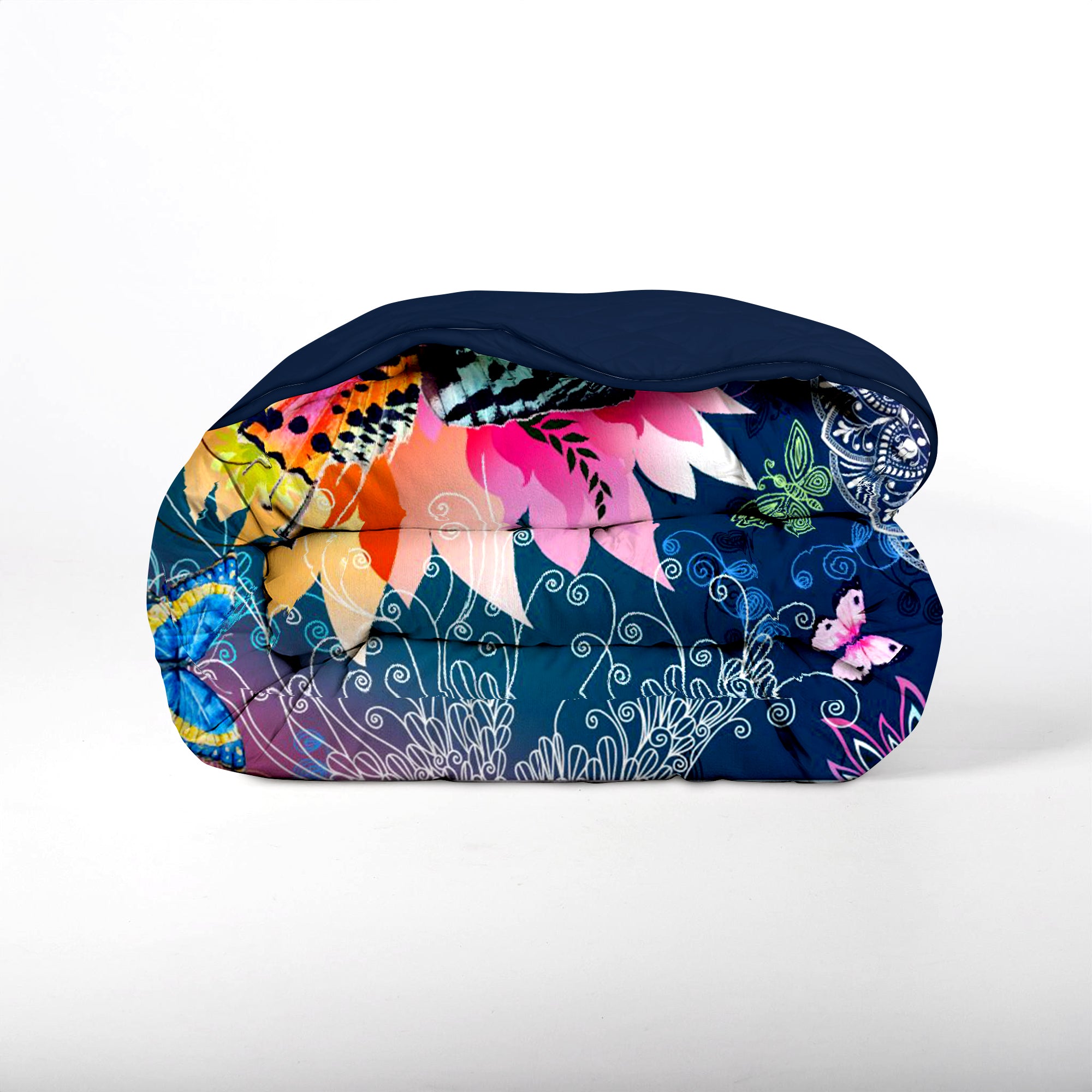 Decoware dekbed zonder overtrek inclusief kussensloop - Butterfly Kingdom - microvezel