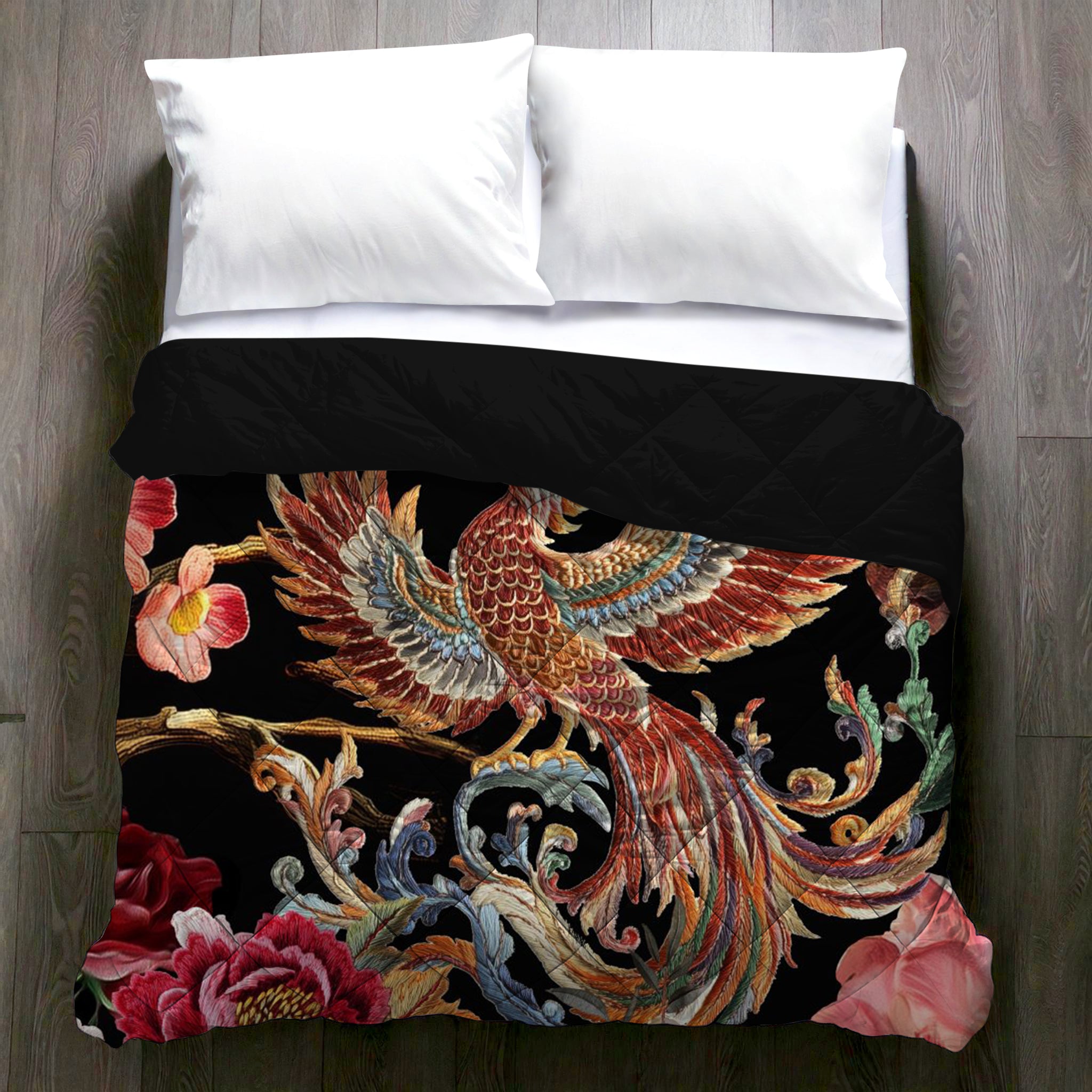 Decoware dekbed zonder overtrek inclusief kussensloop - Phoenix Bloom - microvezel