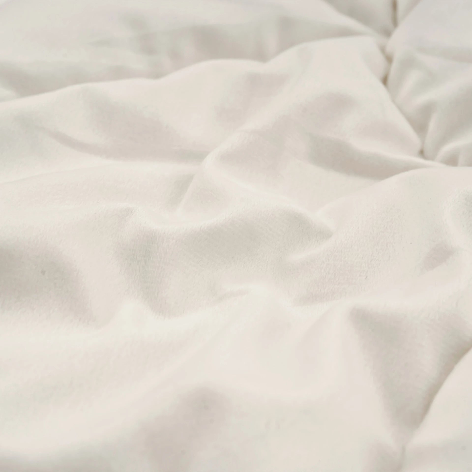 Sleeptime Lazy Velvet dekbed zonder overtrek inclusief kussensloop - Crème