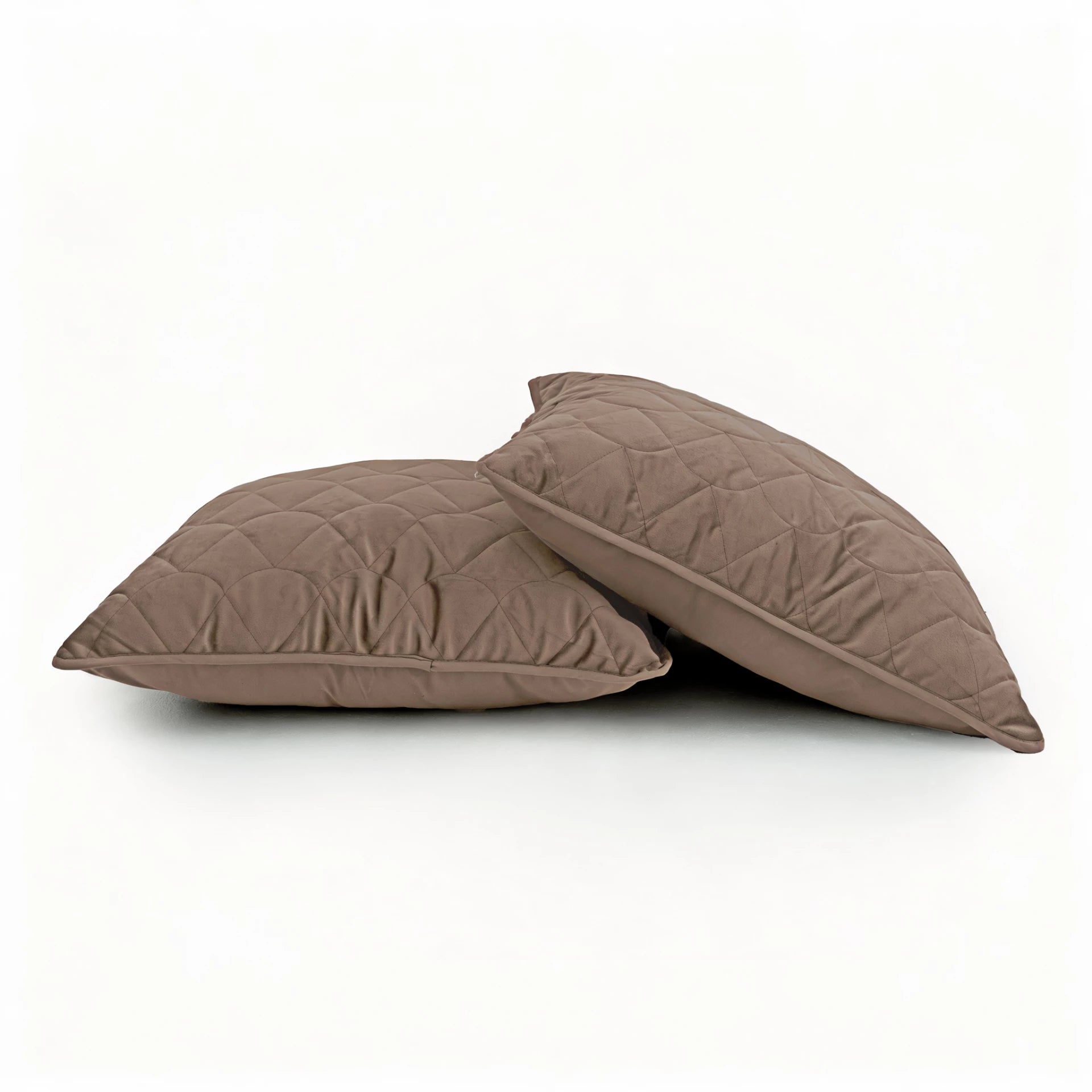 Sleeptime Lazy Velvet dekbed zonder overtrek inclusief kussensloop - Taupe/Bruin