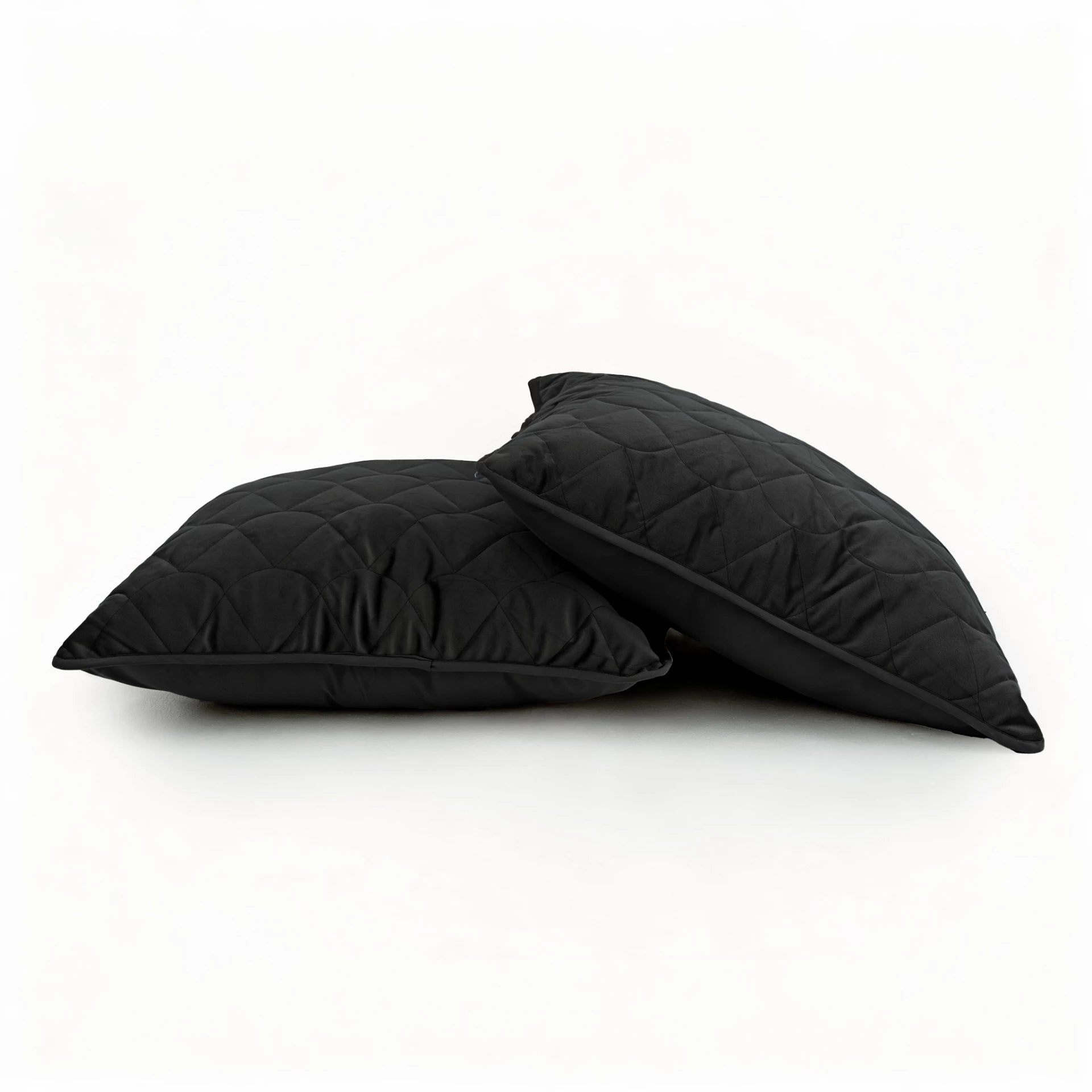 Sleeptime Lazy Velvet dekbed zonder overtrek - inclusief kussensloop - Zwart