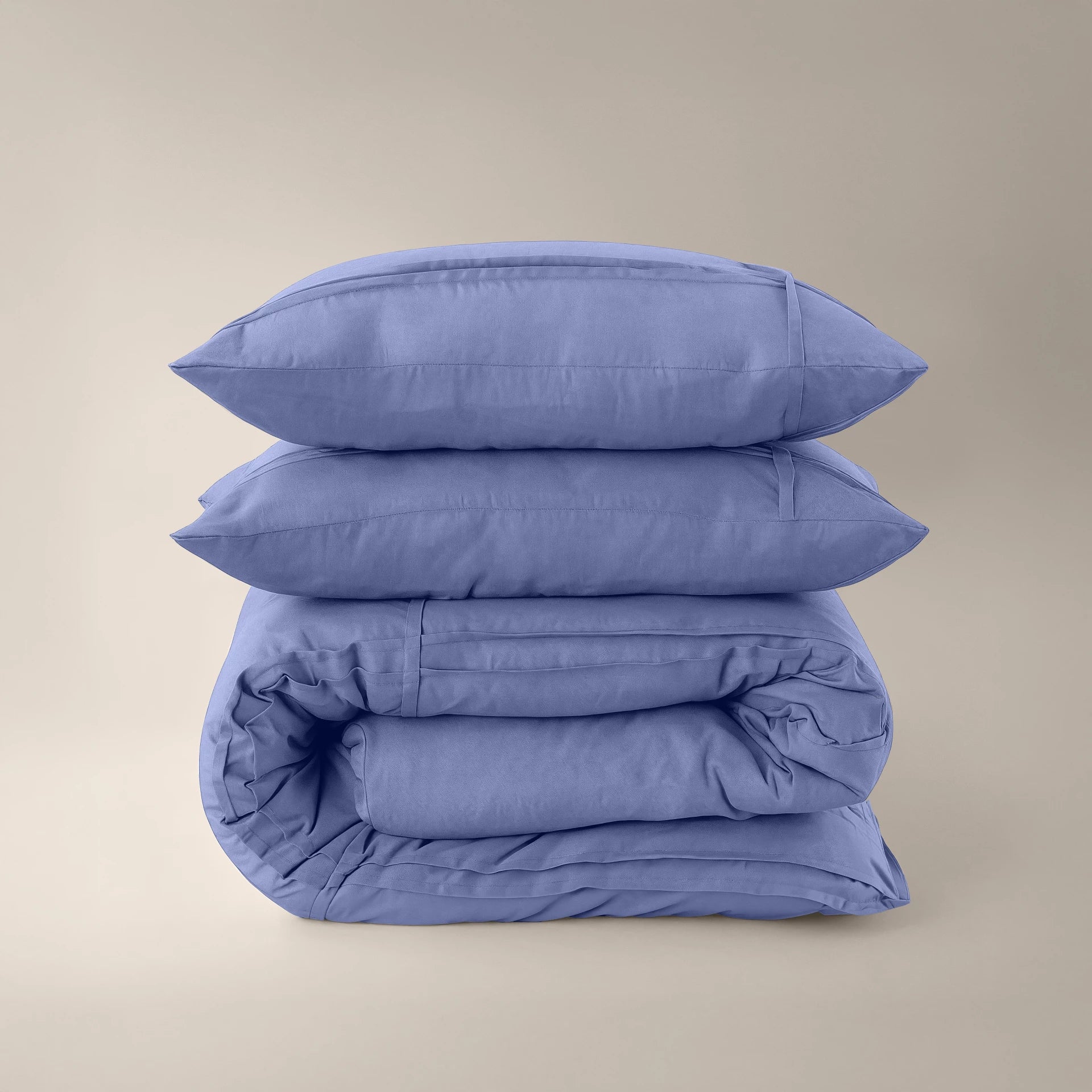 Sleeptime dekbedovertrek Washed Tufted - Blauw - Microvezel