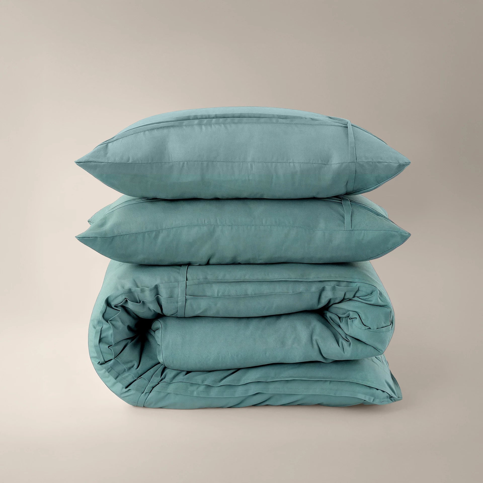 Sleeptime dekbedovertrek Washed Tufted - Groen - Microvezel