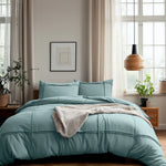 Sleeptime dekbedovertrek Washed Tufted - Groen - Microvezel
