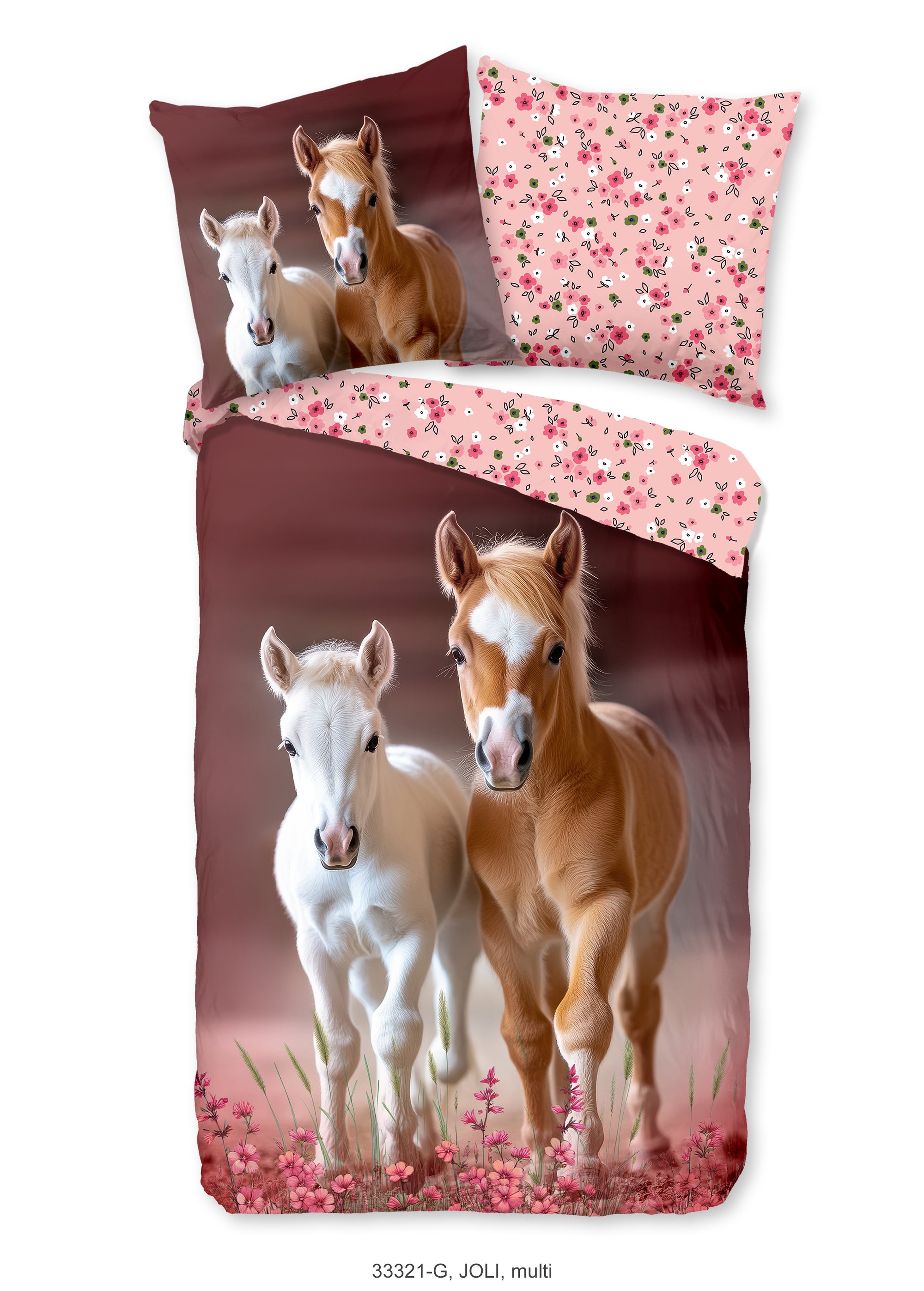 ZouZou kinderdekbedovertrek Joli - katoen - eenpersoons (140x220 + 60x70 cm)