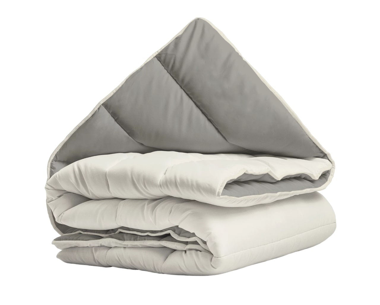 All in one lazy dekbed - Dekbed en overtrek in 1 - Creme/Kaki