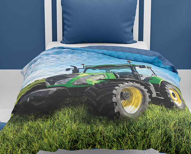 Bedsprei Groene trekker - 170x210 cm