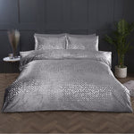 Velvet dekbedovertrek Bellagio grijs