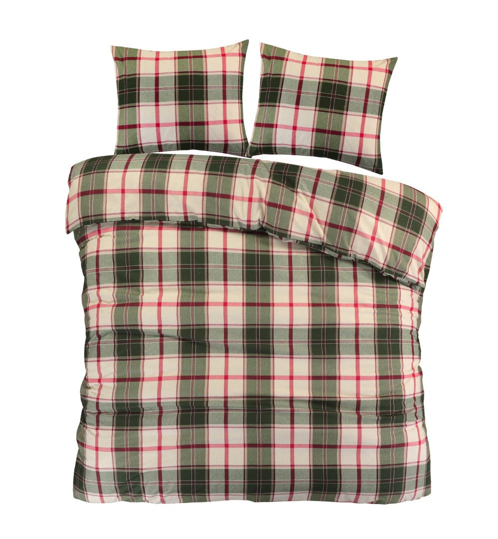Day Dream dekbedovertrek Brixen - rood - Flanel
