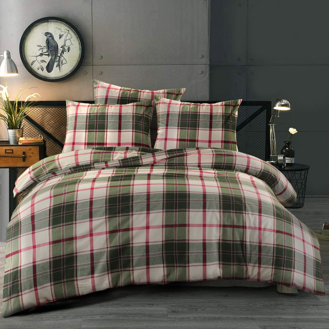 Day Dream dekbedovertrek Brixen - rood - Flanel
