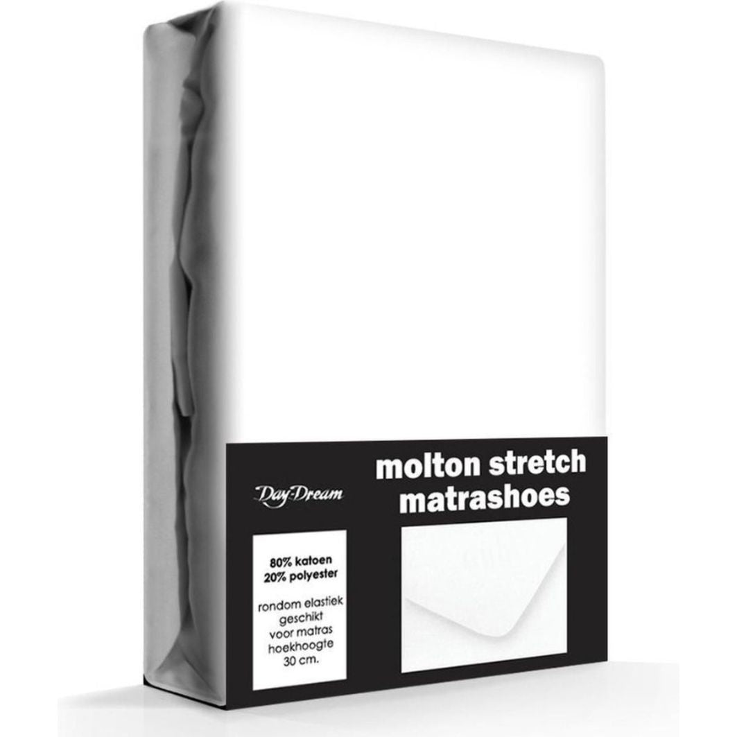 Molton stretch hoeslaken 140x200 cm
