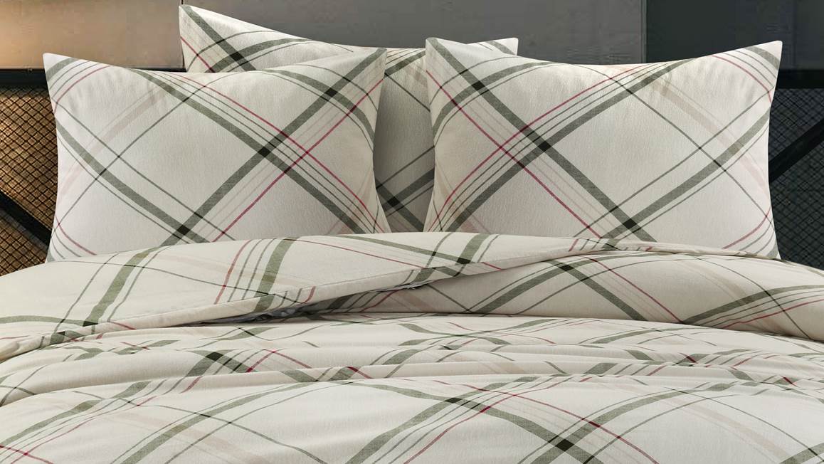 Day Dream dekbedovertrek Serfaus off-white - Flanel