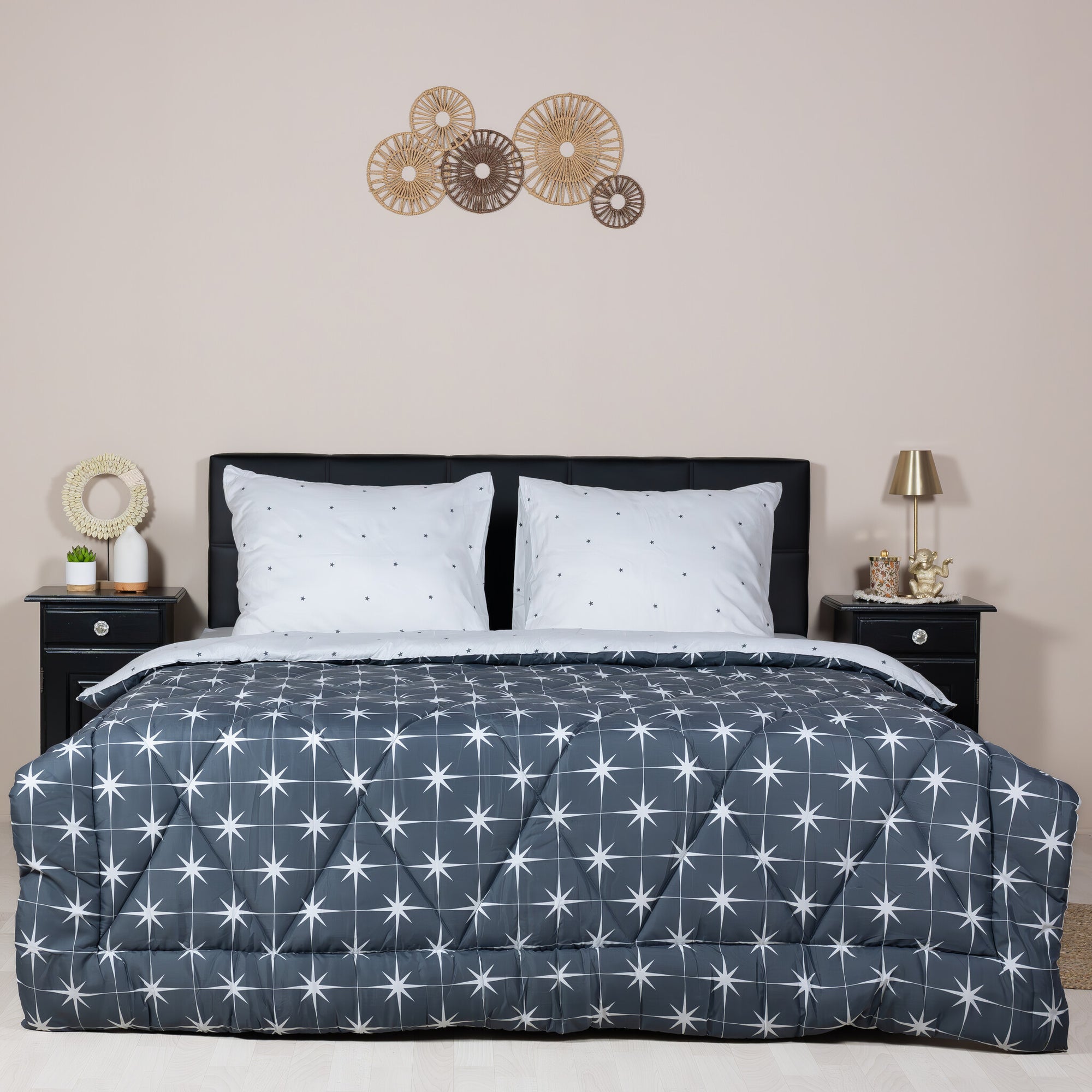 Decoware dekbed zonder overtrek inclusief kussensloop Nothern Stars - blauw - microvezel