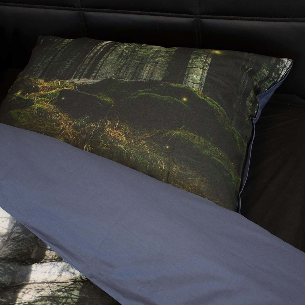 Decoware dekbedovertrek Dark woods - Katoen - Lits-jumeaux (240x220 + 2st 60x70cm)