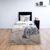 Decoware dekbedovertrek Never stop riding - katoen - 1-persoons (140x220 + 60x70 cm)