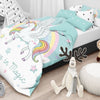 Kinderdekbedovertrek Believe in magic - Katoen - 1-persoons (140x220 + 60x70 cm)