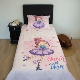 Kinderdekbedovertrek Queen of dance - Katoen - 1-persoons (140x220 + 60x70 cm)