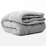 All in one lazy dekbed teddy -  Dekbed en overtrek in 1 - Grijs