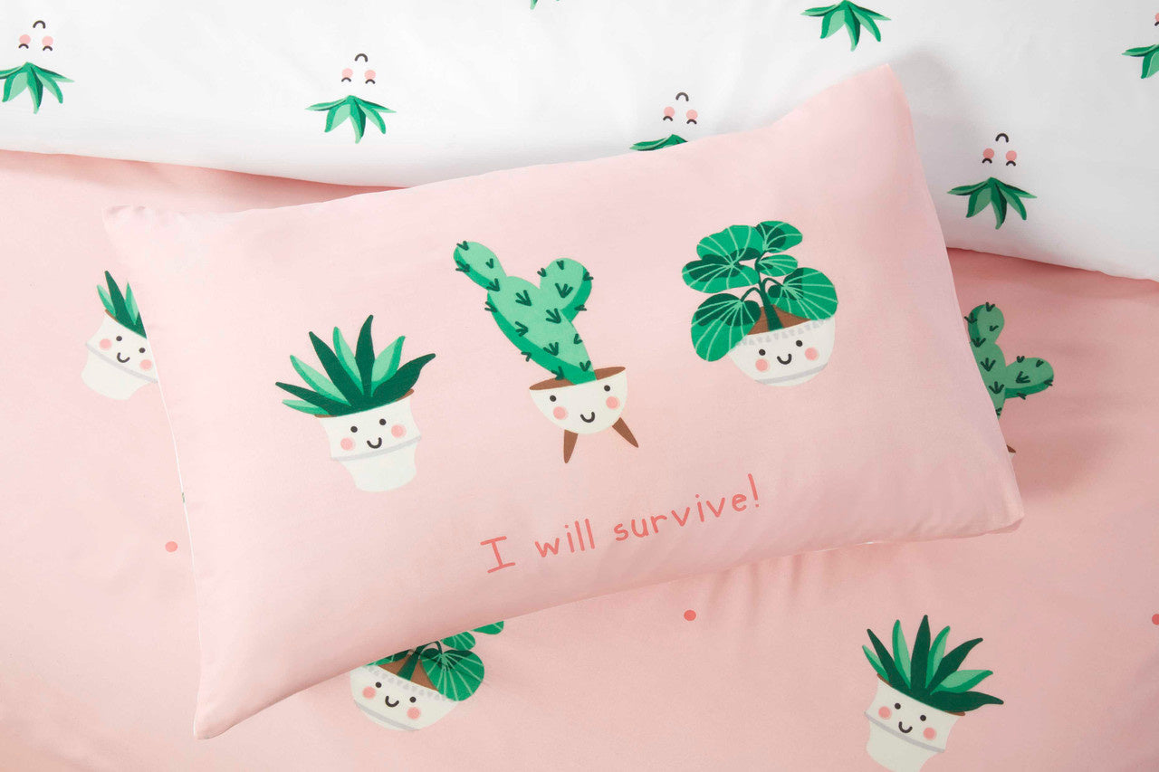 B-Keuze Microvezel dekbedovertrek I Will Survive - tweepersoons (200x200 + 2st 50x75cm)