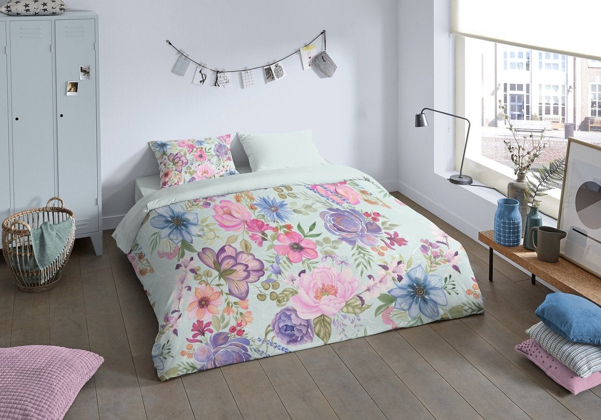 Pure dekbedovertrek Lucy - Microvezel - Lits-jumeaux (240x220 + 2st 60x70cm)