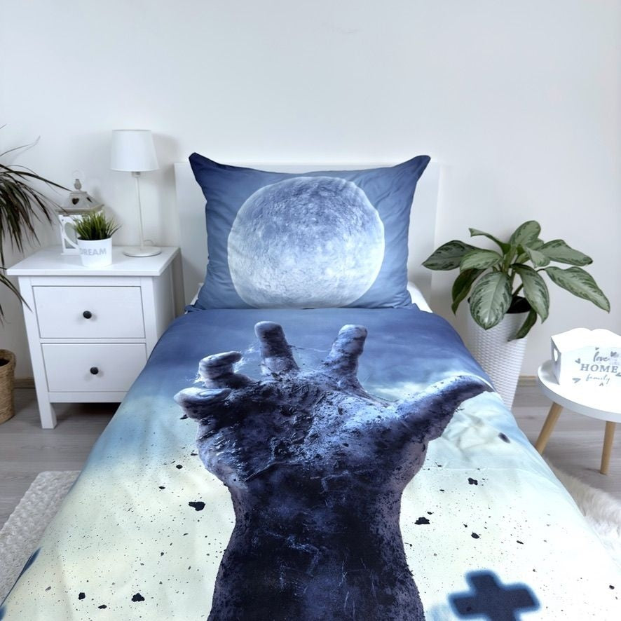 Dekbedovertrek Zombie - Microvezel - 1-persoons (140x200 cm + 70x90 cm)