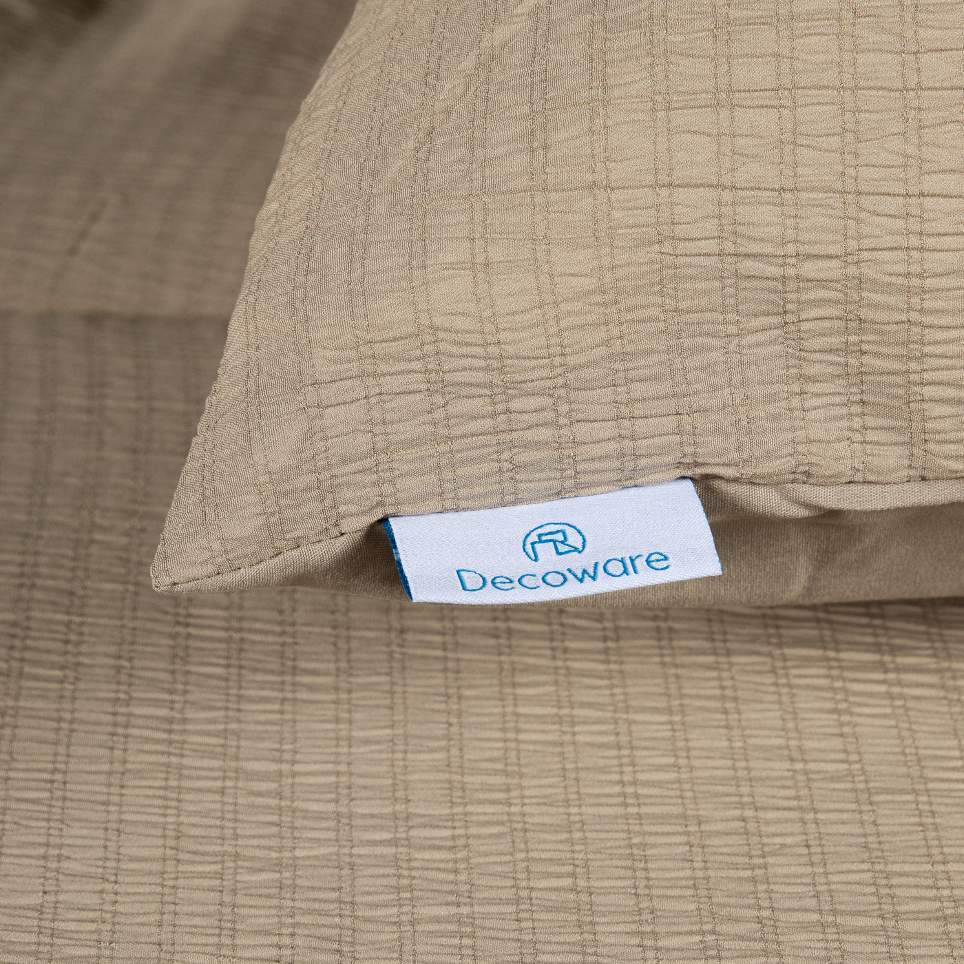 Decoware Easy dekbed zonder overtrek inclusief kussensloop - Mousseline - Taupe