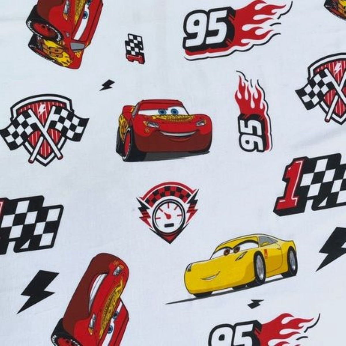 Cars hoeslaken - katoen - 90x200 cm