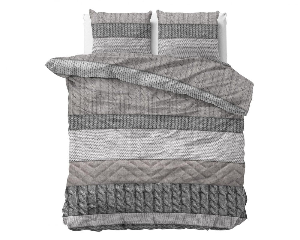 Dreamhouse dekbedovertrek Elin - taupe - Flanel