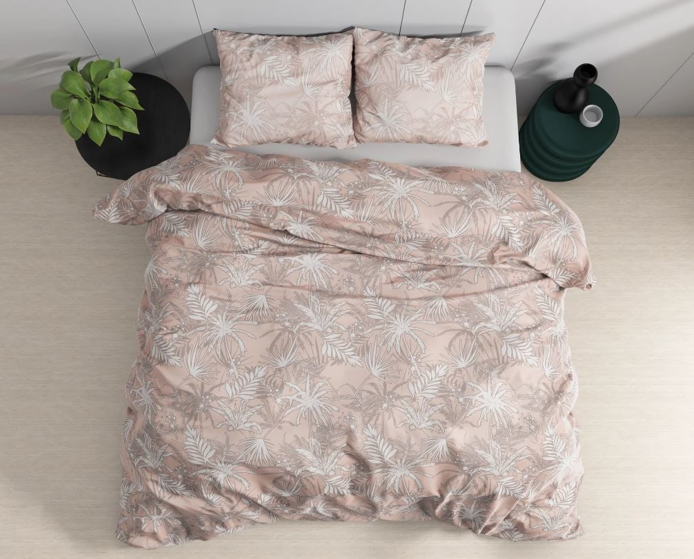 Dreamhouse dekbedovertrek Floor - katoensatijn - Lits-jumeaux (240x220 + 2st 60x70cm)