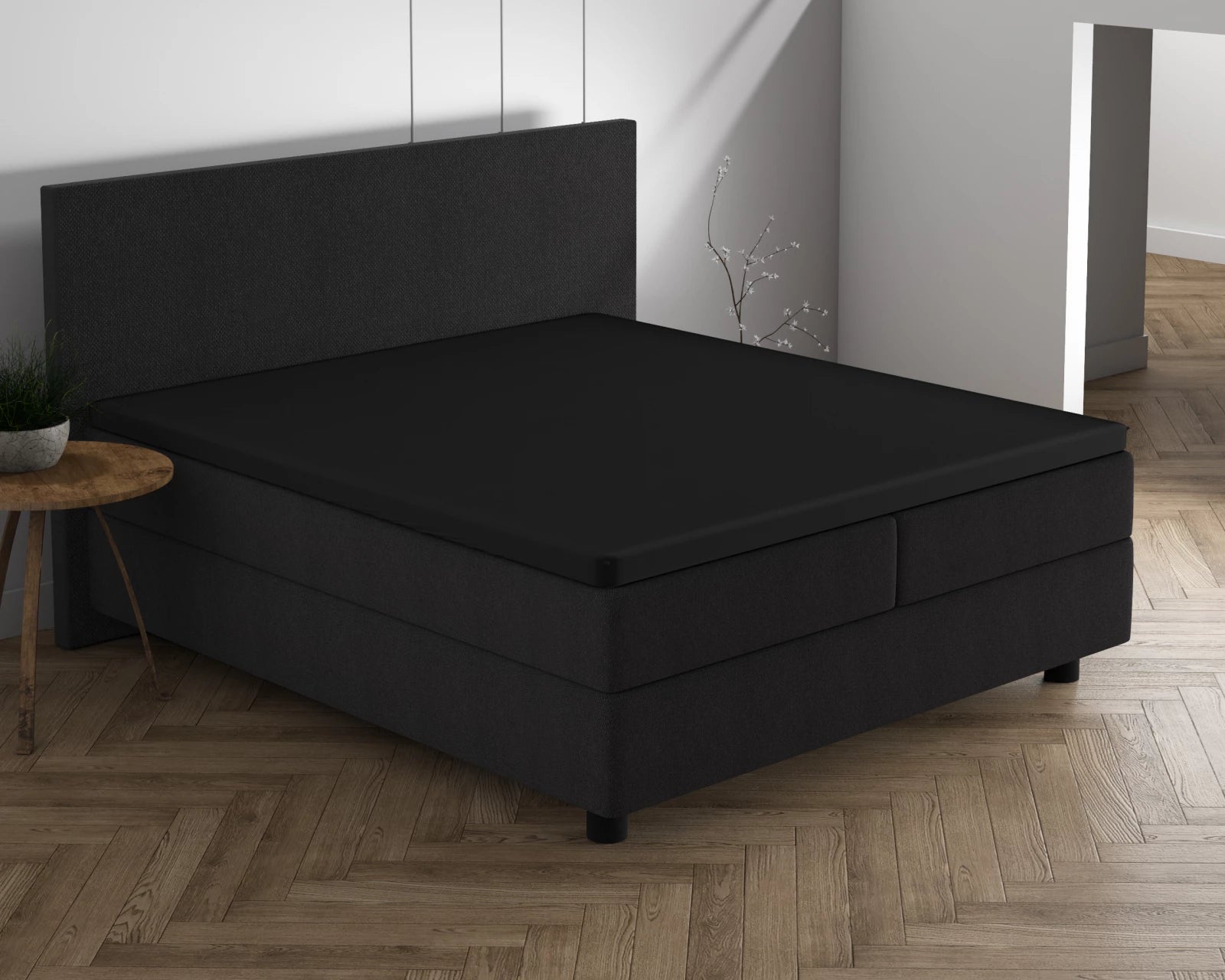 Topper hoeslaken - dubbel jersey - 190/200x220/230 cm