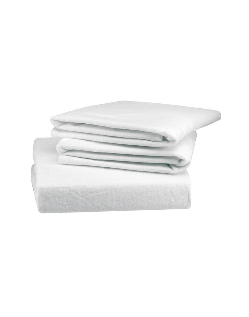 Molton hoeslaken - katoen - 90x220 cm