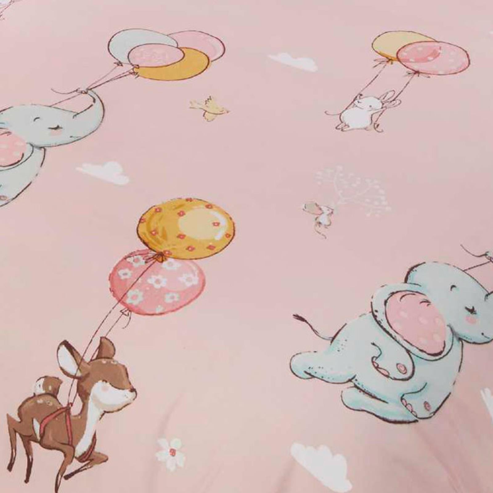 Kinderdekbedovertrek Float Away - Polykatoen - 1-persoons (135x200 + 50x75 cm)