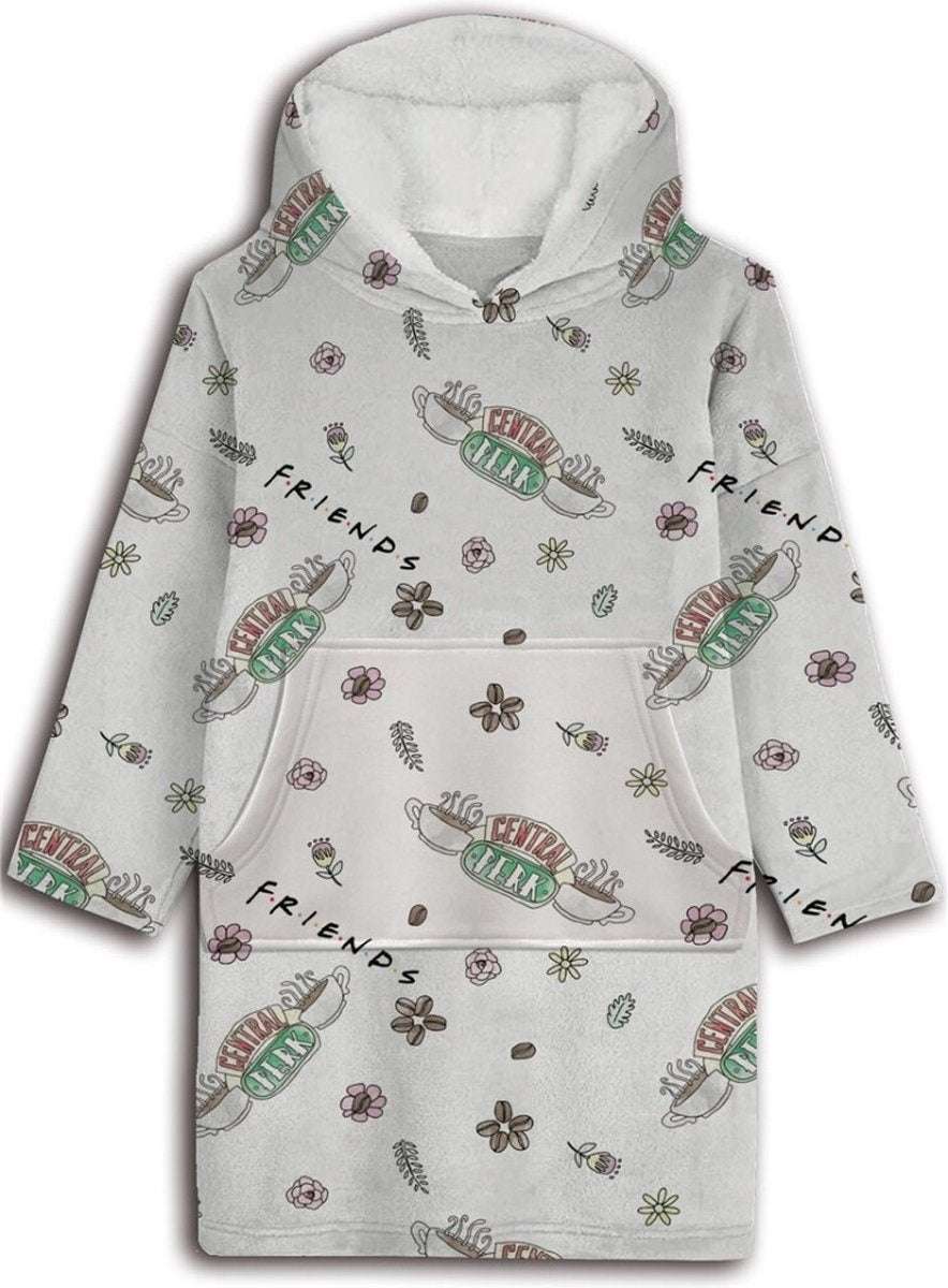 Friends Hoodie Fleece deken Central Perk - volwassen - One Size