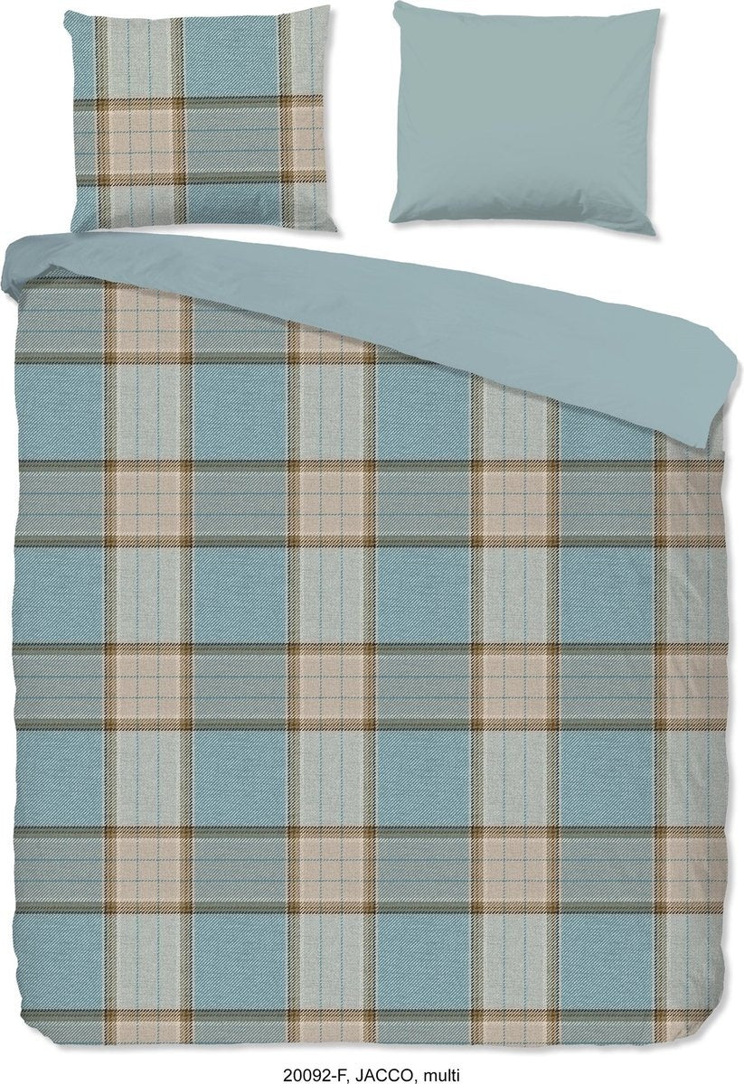 Flanel dekbedovertrek Jacco