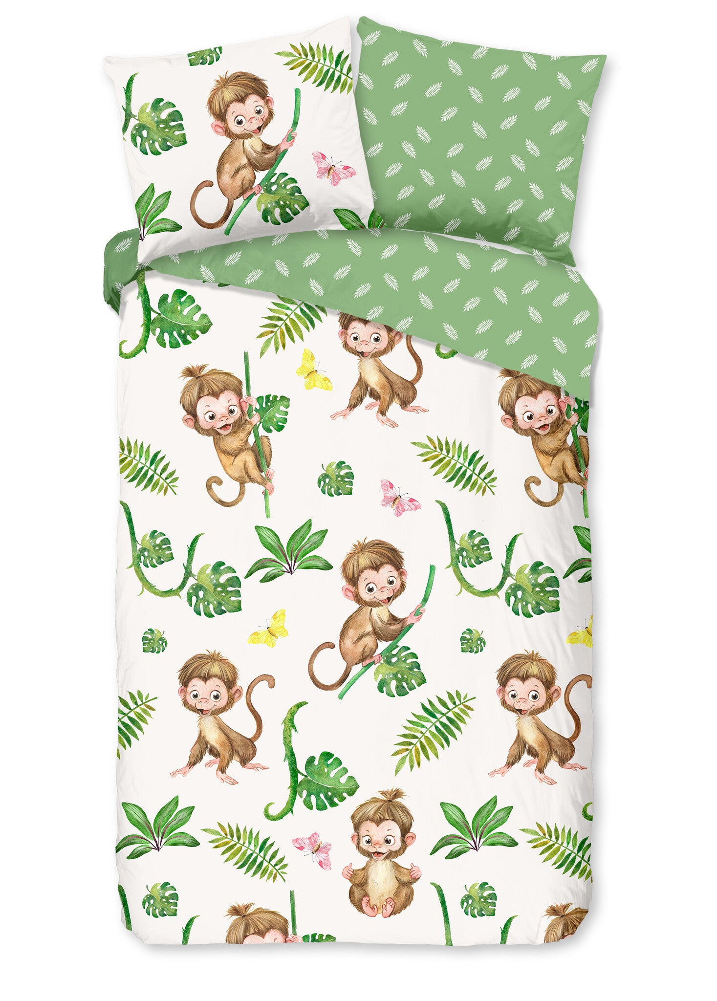 Kinderdekbedovertrek Play - Katoen - 1-persoons (140x220 + 60x70 cm)